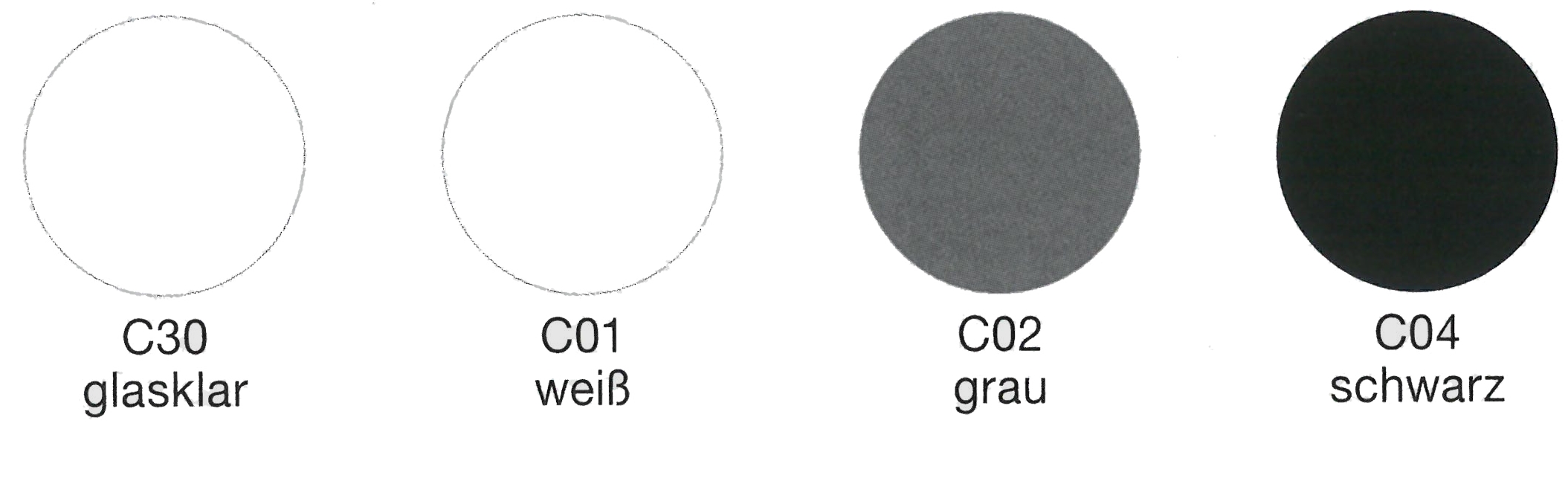 Achtung! Abhängig von Ihren Monitoreinstellungen können die angezeigten Farben von den Originalfarben abweichen.