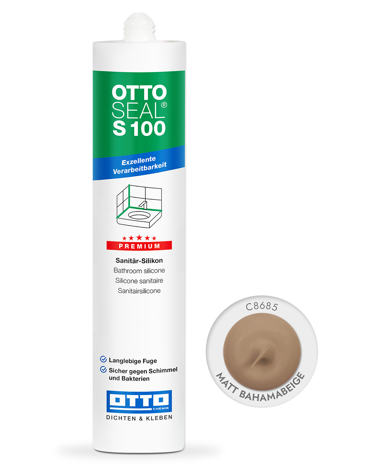 OTTOSEAL® S 100 - Das Premium-Sanitärsilikon