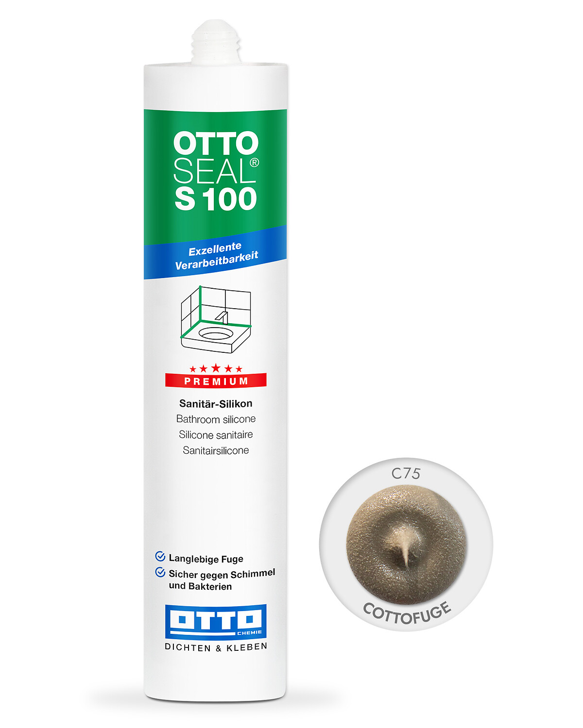 OTTOSEAL® S 100 - Das Premium-Sanitärsilikon