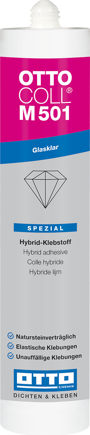 OTTOCOLL® M 501 - Der glasklare Premium-Hybrid-Klebstoff