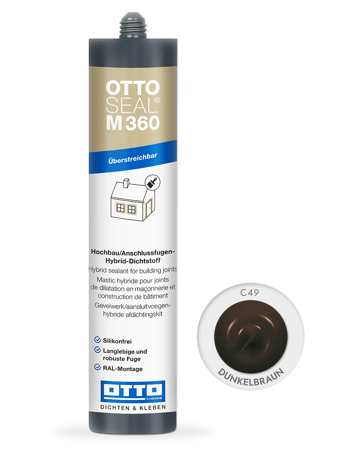 OTTOSEAL® M 360 - Hybrid-Dichtstoff für Hochbaufugen