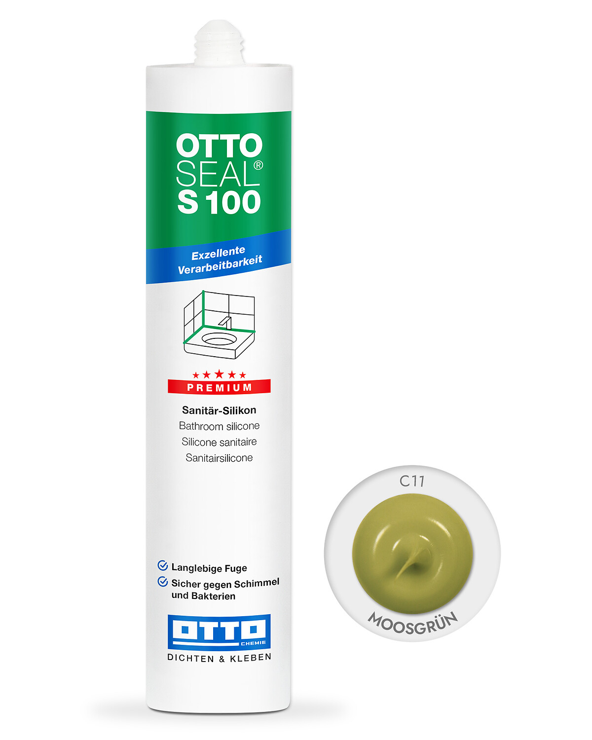 OTTOSEAL® S 100 - Das Premium-Sanitärsilikon