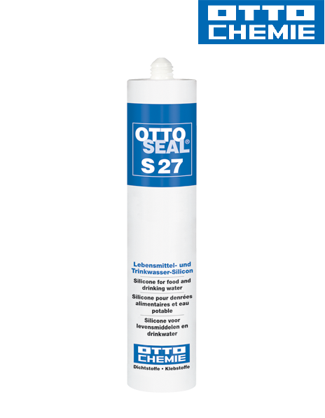 Bild OTTOSEAL® S 27 Lebensmittel- und Trinkwasser-Silikon Kartusche 310 ml