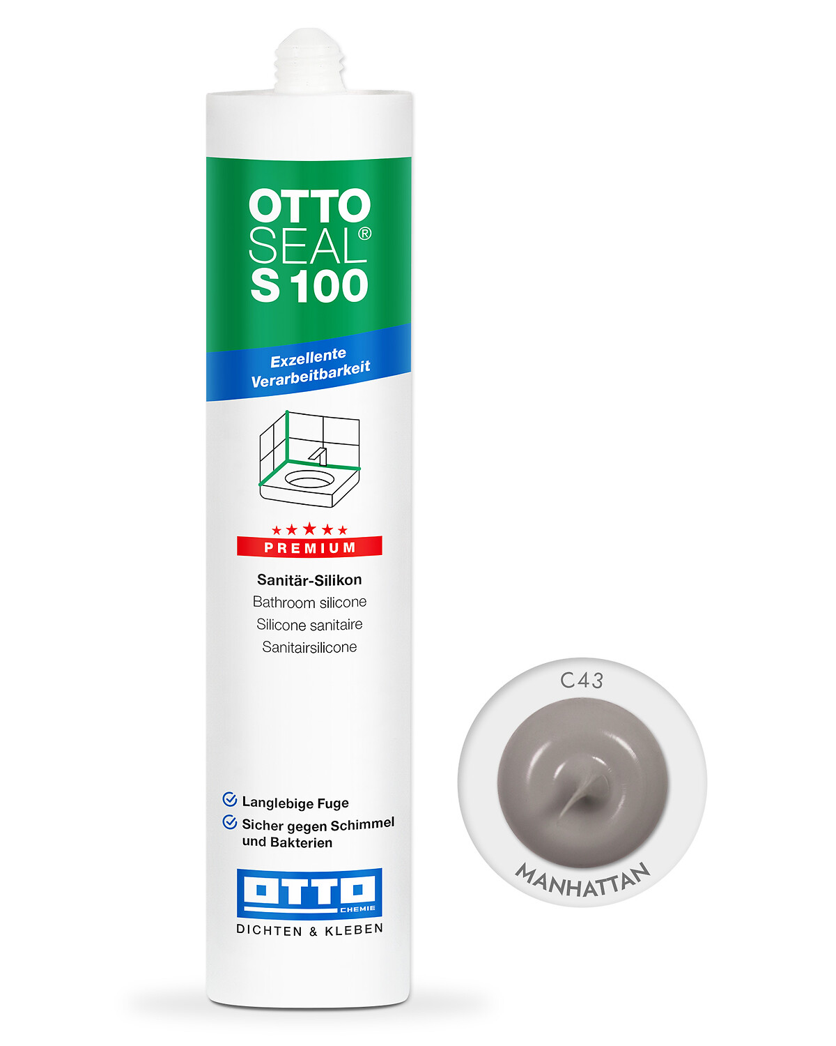 OTTOSEAL® S 100 - Das Premium-Sanitärsilikon