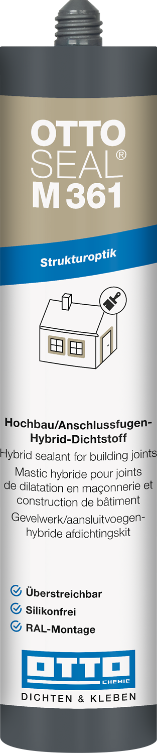 OTTOSEAL® M 361 - Struktur-Hybrid-Dichtstoff für Hochbaufugen OTTOSEAL® M 361 - Struktur-Hybrid-Dichtstoff für Hochbaufugen