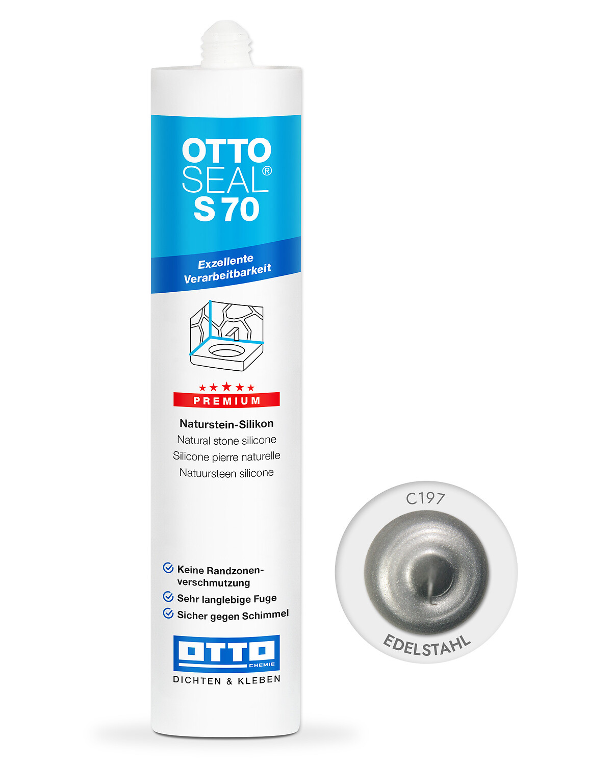 OTTOSEAL® S 70 Premium-Natursteinsilikon