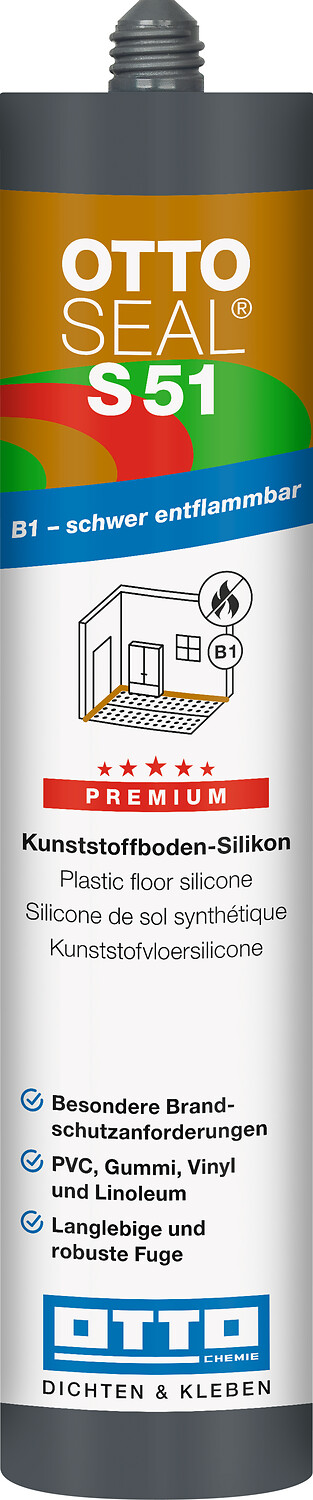 OTTOSEAL® S 51 - Das Silikon für PVC-, Gummi-, und Linoleumböden