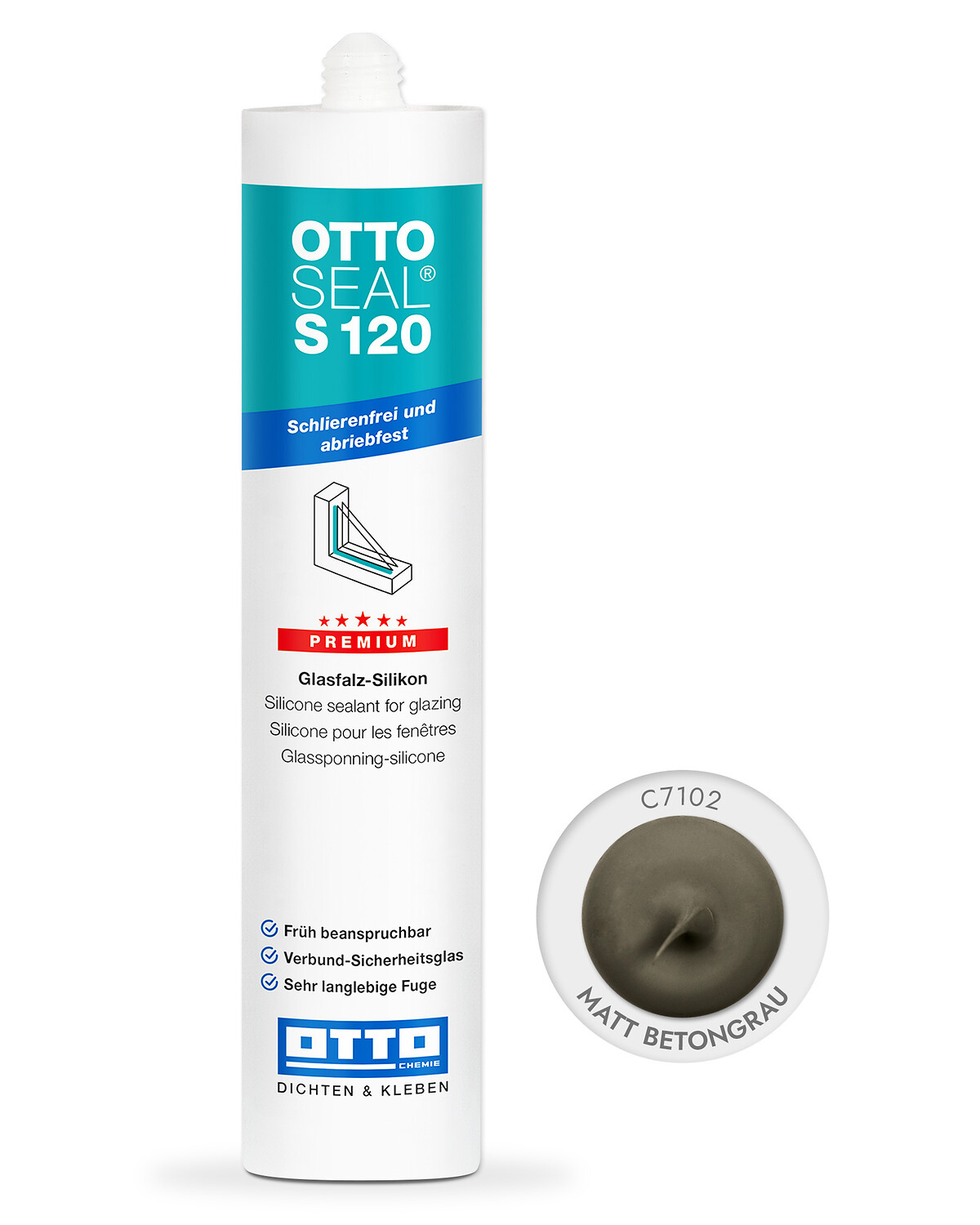OTTOSEAL® S 120 - Das Premium-Glasfalz-Silikon