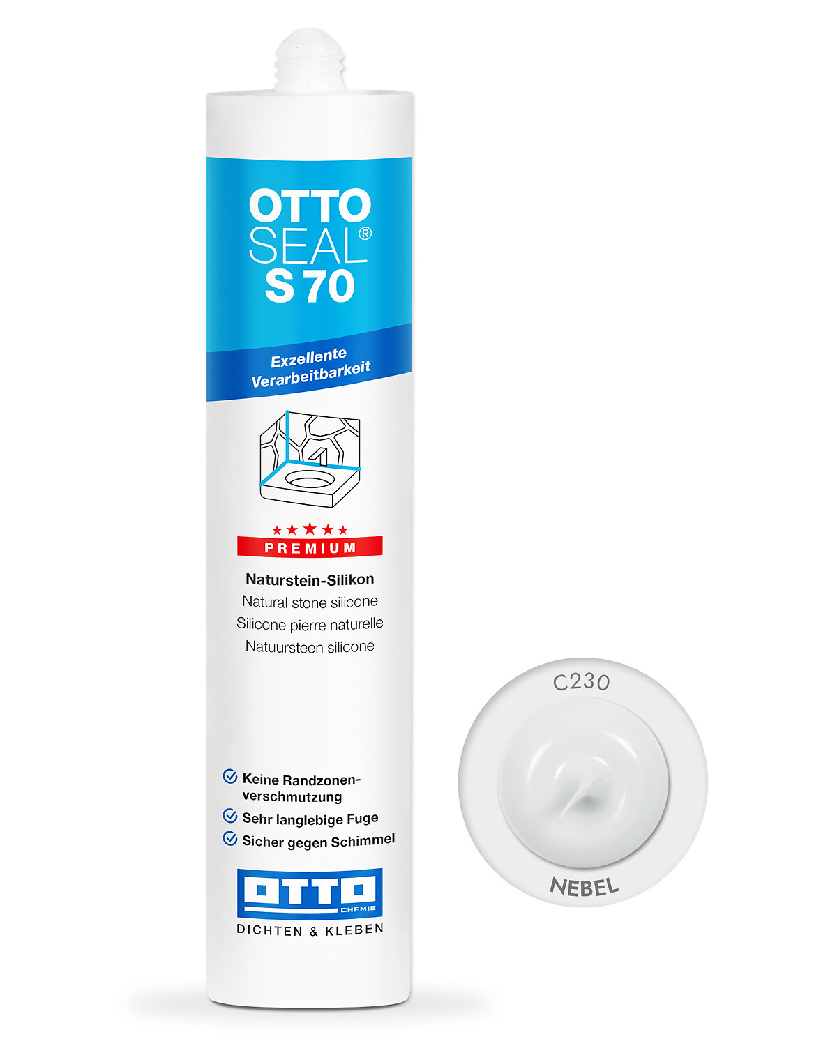 OTTOSEAL® S 70 Premium-Natursteinsilikon