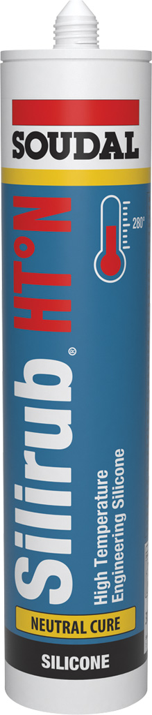 Soudal Silirub HT°N Neutralsilikon Hitzebeständig - 280°C Hochtemperatur-Silikon