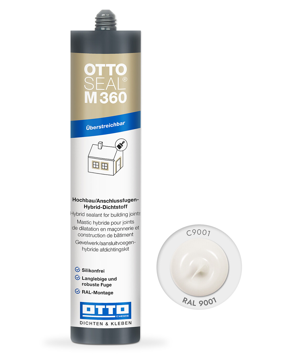 OTTOSEAL® M 360 - Hybrid-Dichtstoff für Hochbaufugen